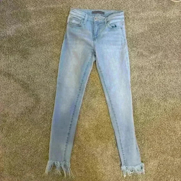 JOE'S Collectors Edition Icon Skinny Crop Fringe Hem Jean in Marjorie W 25 / 0 - Picture 2 of 9